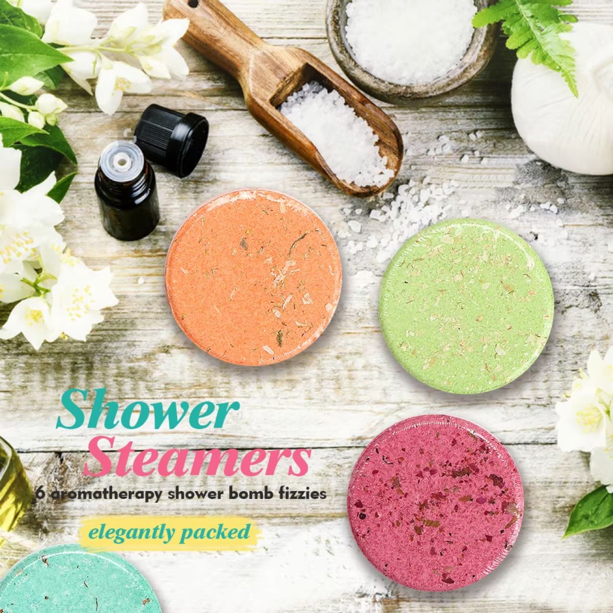 Lavender Aromatherapy Shower Steamers (6 Pack)